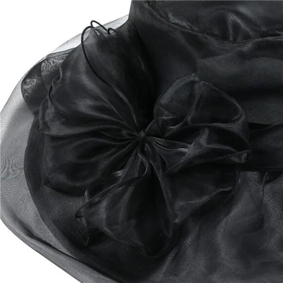 Women Girl Tea Party Fascinator Hat Church Funeral Cocktail Easter - Picture 3 of 7